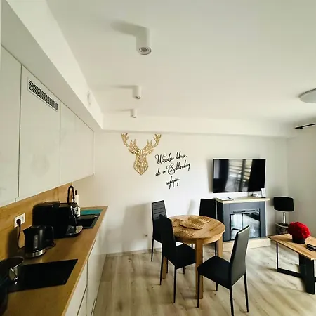 Apartment Zloty Jelen - Z Kominkiem - Scisle Centrum Miasta- Sauna - Widok Na Gory *